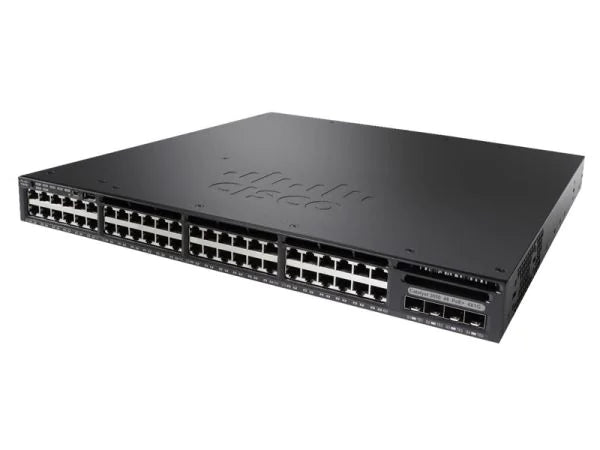 WS - C3650 - 48FS - E, Cisco Catalyst 3650 Switch, 48xFull PoE/4x1G Uplink/IP Services - The HDDs